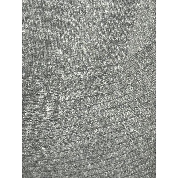 Neiman Marcus Cashmere Gray Cardigan Fox fur women's size Medium NWT - Picture 9 of 11